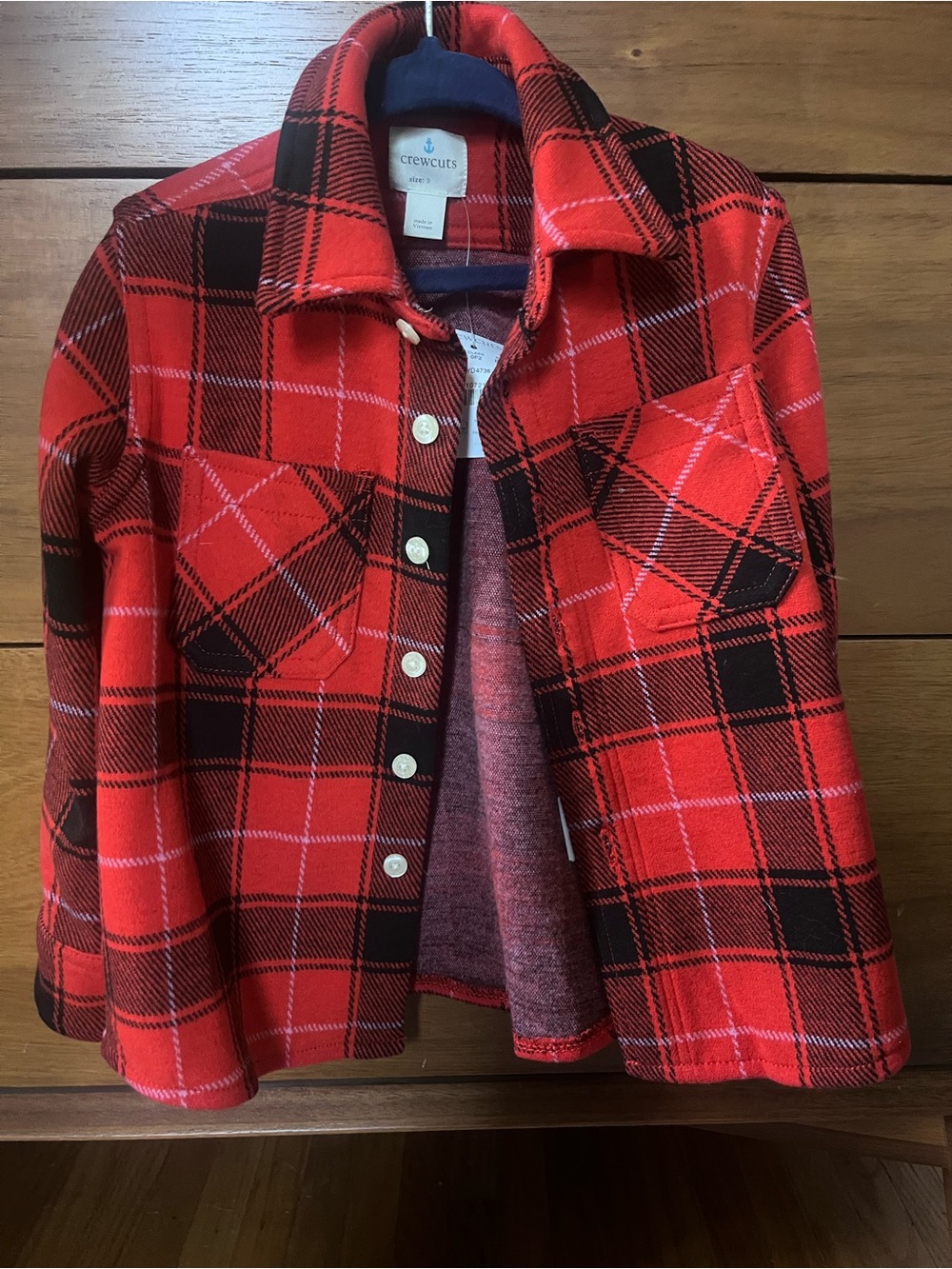 NWT JCrew Crewcuts Flannel Shacket